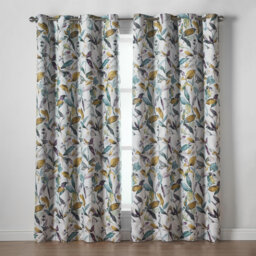 Kanab Giverny Room Darkening Eyelet Curtains