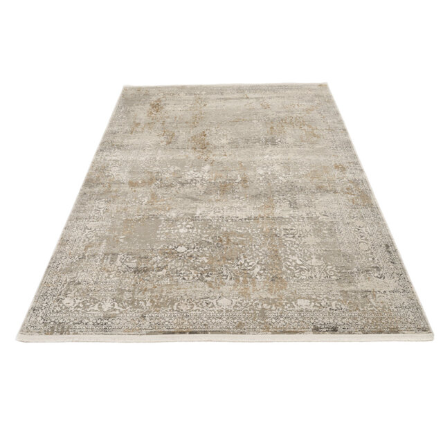 Lowry Flatweave Grey/Gold Rug