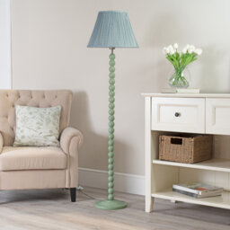 Bobbles 149cm Rose Pink Traditional Floor Lamp
