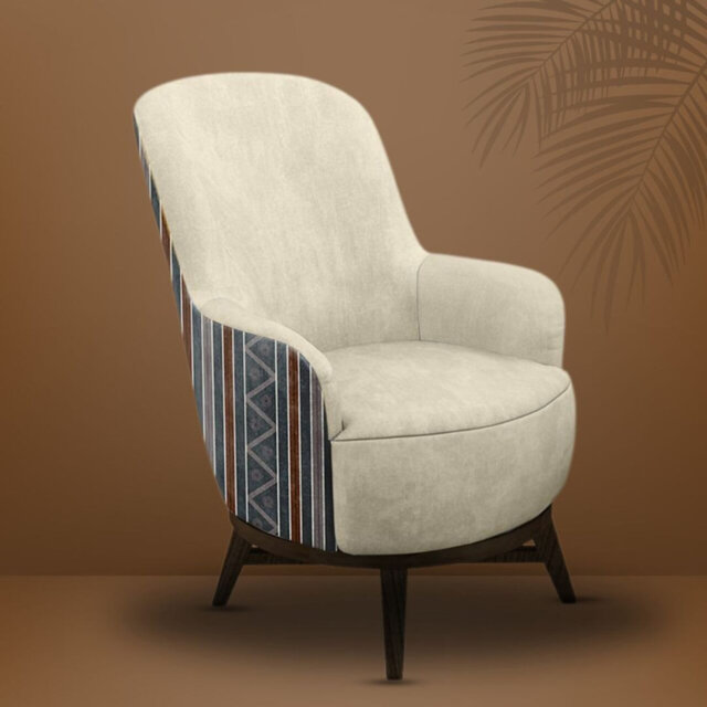 Burliegh 66cm Wide Tufted Velvet Lounge Chair