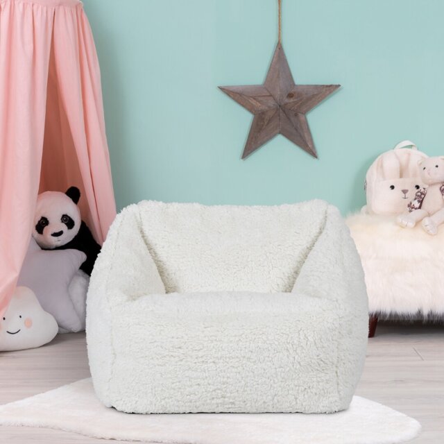 Bean Bag Bazaar Kids Natalia Fleece Armchair Bean Bag