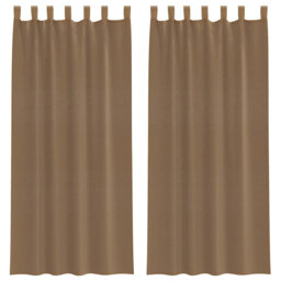 Vidaxl Voile Curtains With Loops 2 Pcs 140 Cm