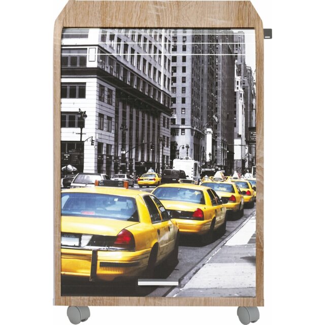 Graziella 1 Door 1 Shelf Filing Storage Cabinet