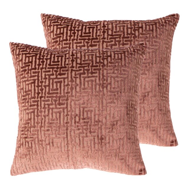 Geometric Square Cushion