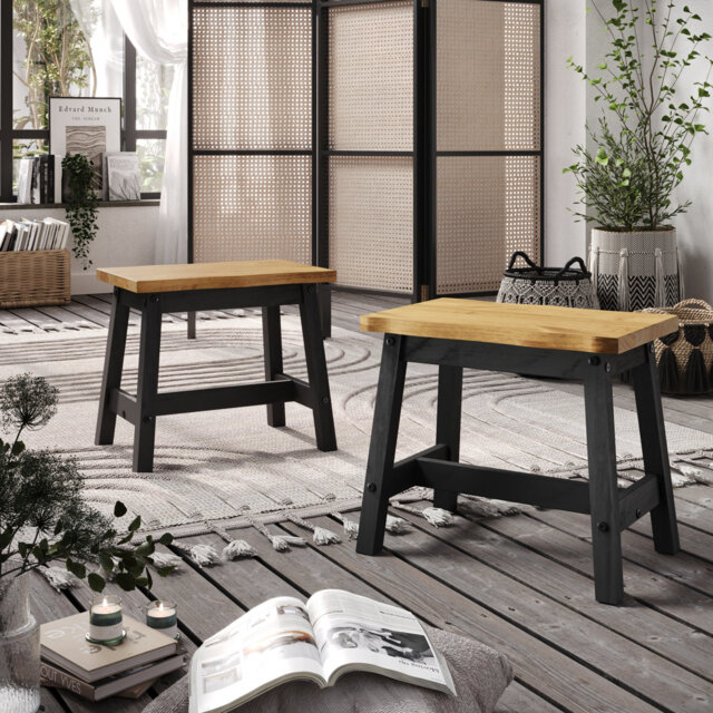 Staton Solid Wood Bench