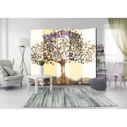 225cm W x 172cm H 5 - Panel  One Sided Room Divider Folding Room Divider