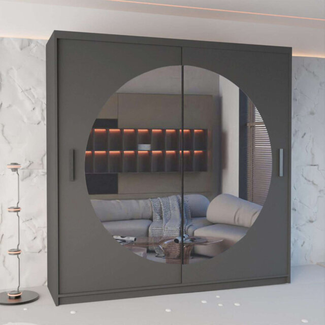 Cevahir 2 Door Manufactured Wood Wardrobe