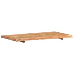 Bathroom Vanity Top Solid Acacia Wood 100x52x3.8 cm
