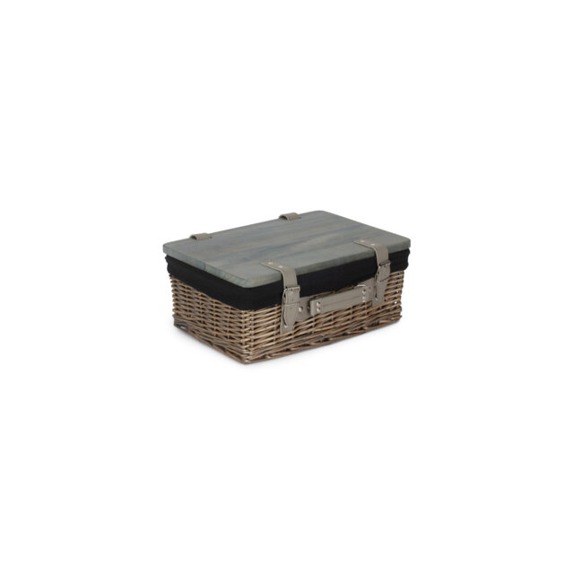Wicker Gift or Storage Hamper with Lining