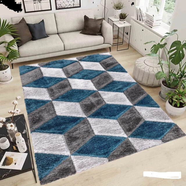 Modern Large Shaggy Rug Hallway Runner Living Room Area Rug Bedroom Carpet Mat