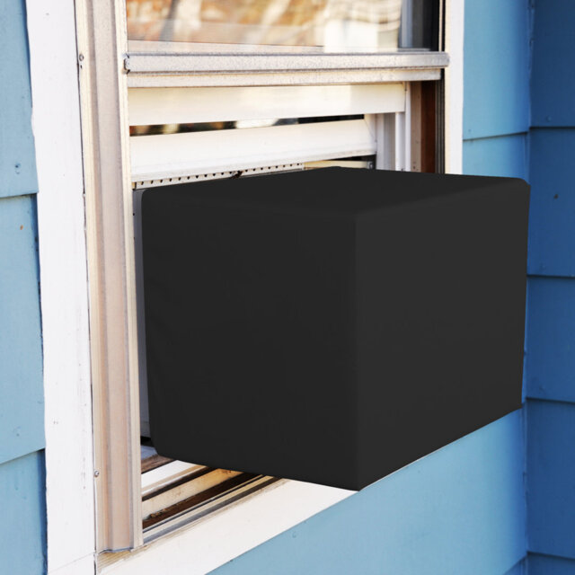 Gearhart HeavyDuty Waterproof Outdoor Window Air Conditioner Cover, UV Resistant Outside Window AC Unit Cover