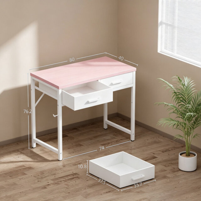MDF Steel Computer Desk