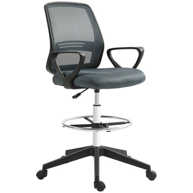 Penick Desk Chair PU Leather Office Chair Adjustable Height