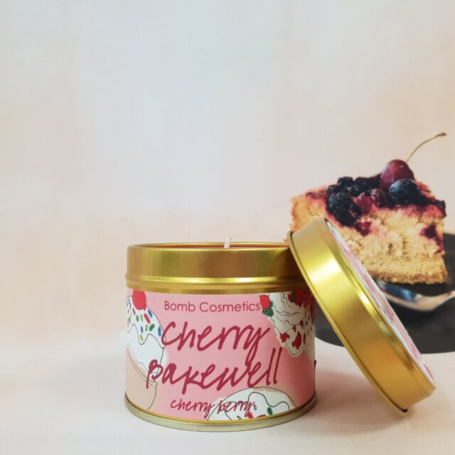 Cherry Bakewell Scented Jar Candle