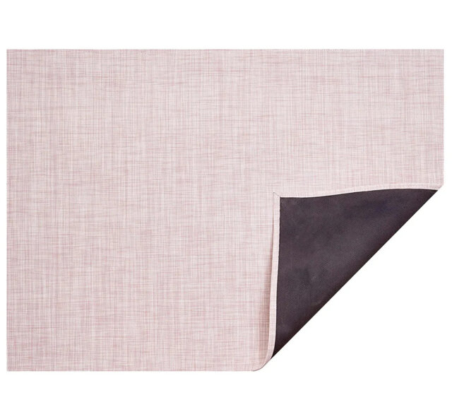 Mini Basketweave Handwoven Pink Indoor/Outdoor Rug