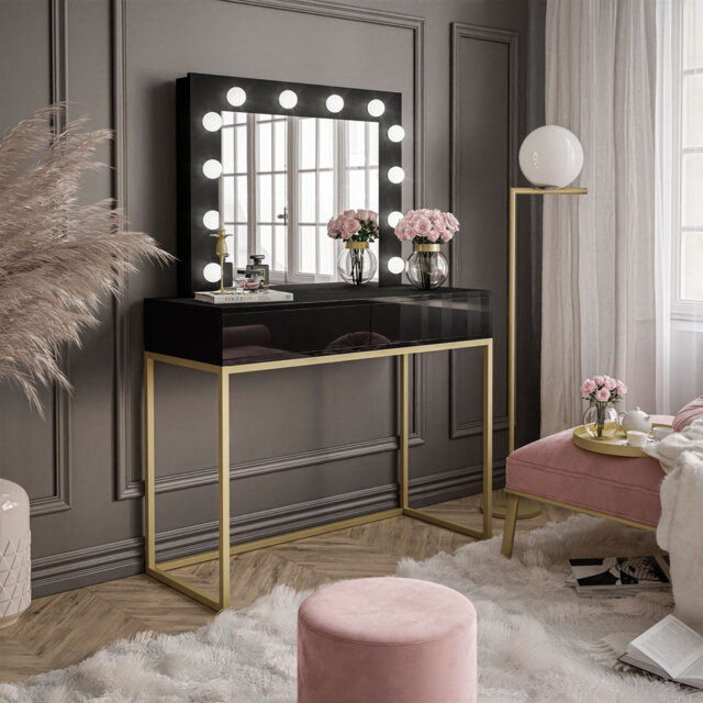 Antoniya Dressing Table with Mirror