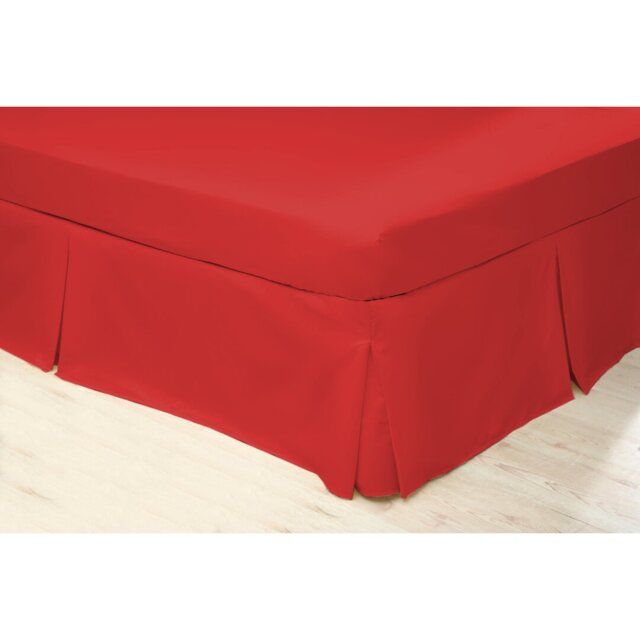 200 TC 50/50 Percale Polycotton Tailored Bed Skirt
