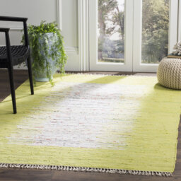 Fender Hand Hooked Cotton Yellow Rug
