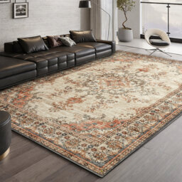 Vintage Oriental Area Rug â Living Room Large Rug for Cozy and Stylish Space
