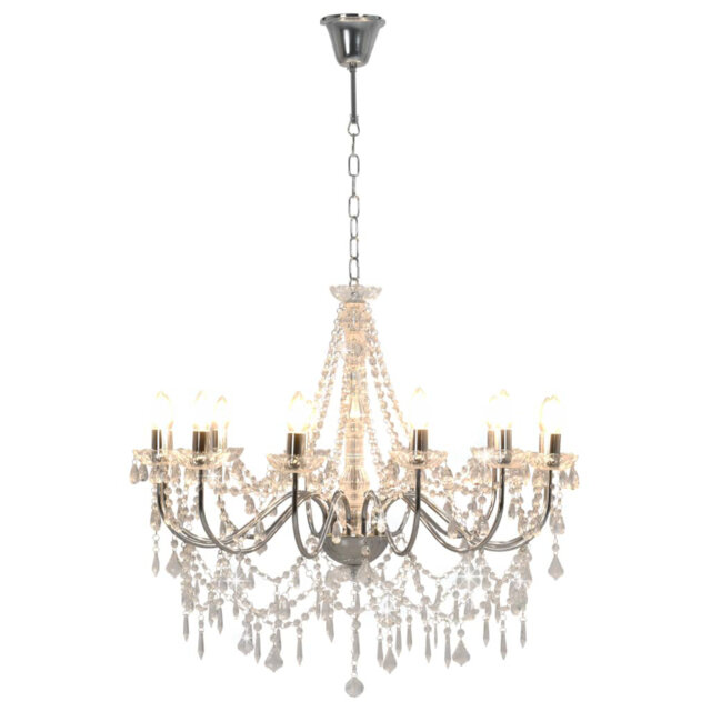 Shah 12 - Light Candle Style Chandelier