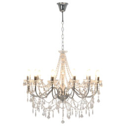 Shah 12 - Light Candle Style Chandelier