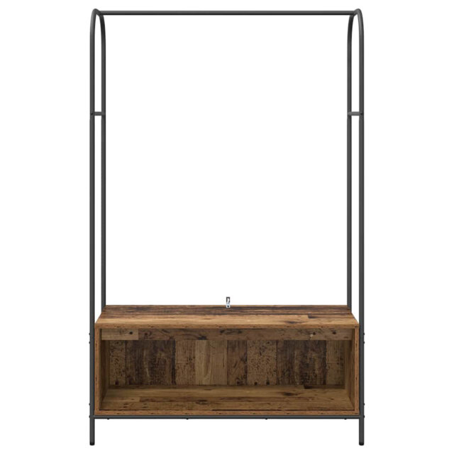 Clothes Rack 100 X 44 X 160 Cm Engineered Wood