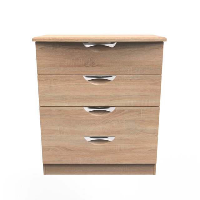 Bhodhini 77cm W 4 - Drawer Chest of Drawers