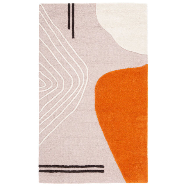 Rodeo Drive Hand Tufted Area Rug in Ivory / Light Pink