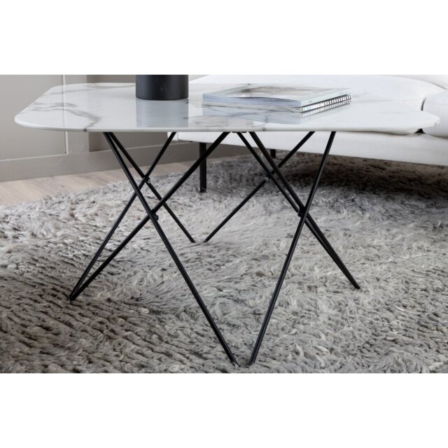 Lancaer 80cm Glass Top Console Table