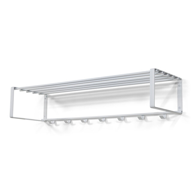 Rex Steel Wall 7 - Hook Wall Mounted Coat Rack