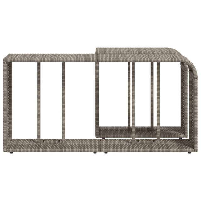 Schechter Rectangular Steel Outdoor Side Table - 112 cm W 27 cm D