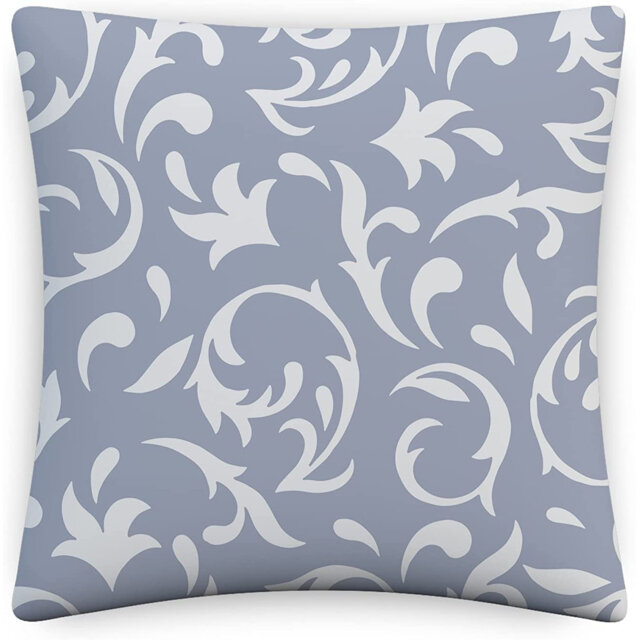 Indoor/Outdoor Square Throw Pillow Cover, Printed Cushion Cover