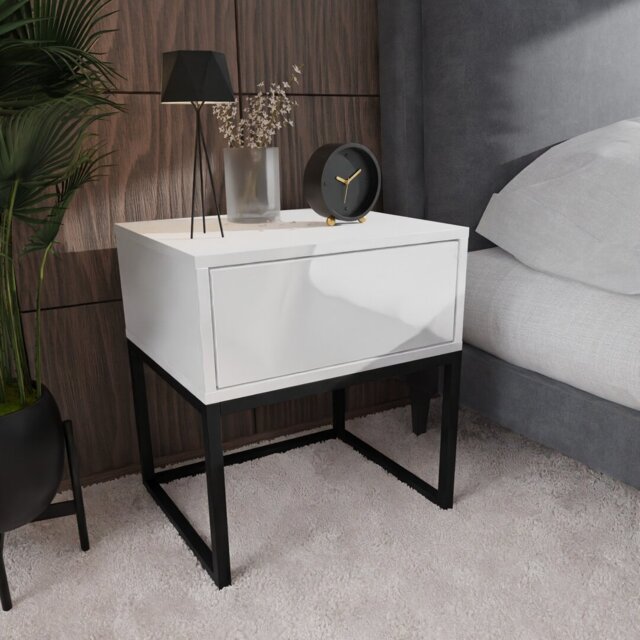 Varonique 1 Drawer Bedside Table