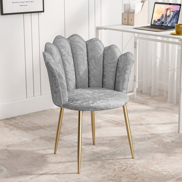 Velvet Swivel Side Chair