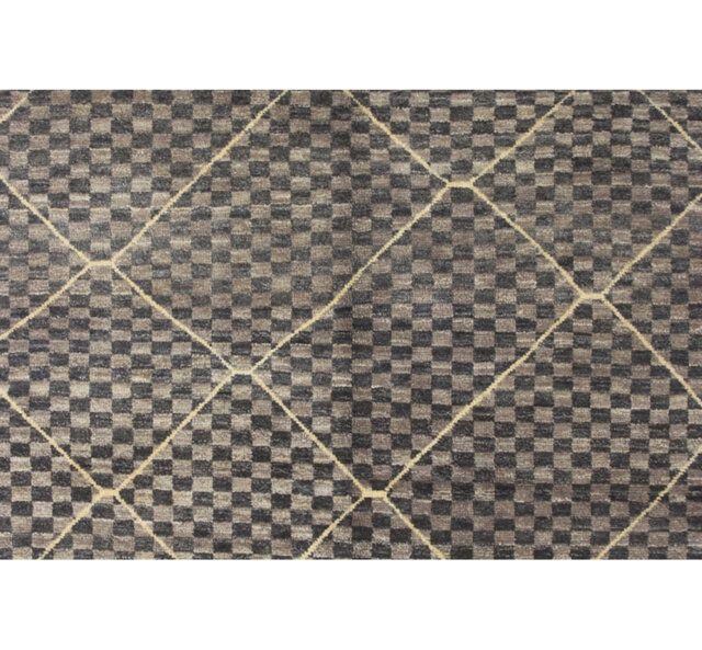 Geometric Hand Knotted 172cm X 255cm Area Rug