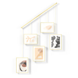 Exhibit Metal Ledge Picture Frame with Brackets â Set of 5