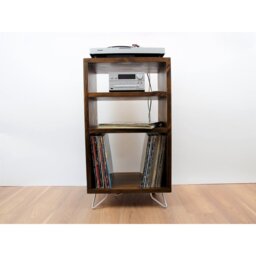 Record Player Stand, Vinyl LP Record Storage, Hifi Rack, Turntable Unit, Vinyl Storage Furniture