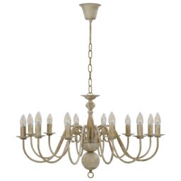 Cheeks 12 - Light Candle Style Chandelier