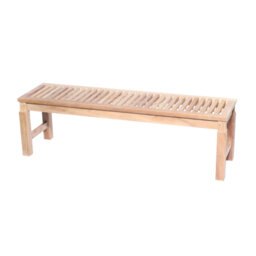 Hosler Solid Wood Teak Outdoor Bench