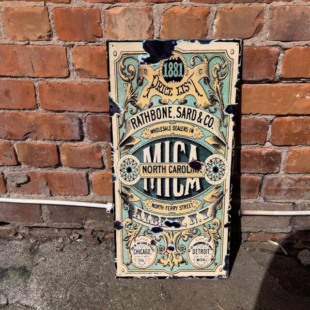 1881 Price List Wholesale Dealers Metal Wall Décor