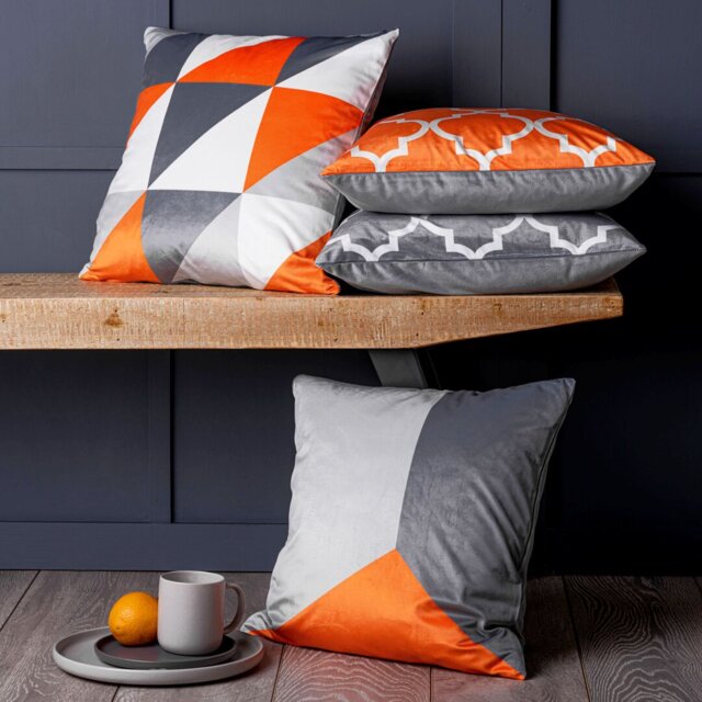 Barney Geometric Square Cushion Cover