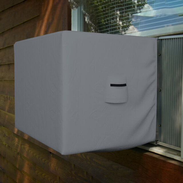 HeavyDuty Waterproof Outdoor Window Air Conditioner Cover, UV Resistant Outside Window AC Unit Cover