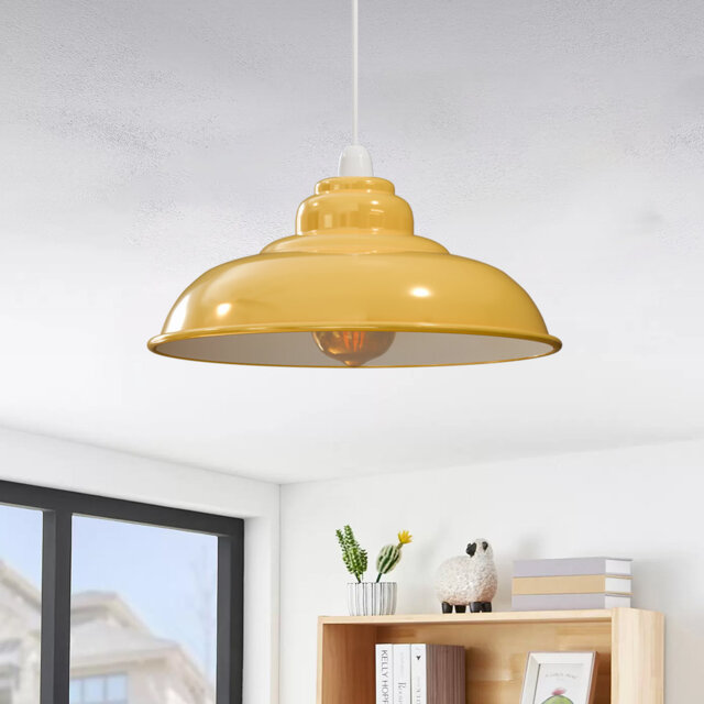 Eutropios 27cm H Metal Bowl Lamp Shade ( Screw On )