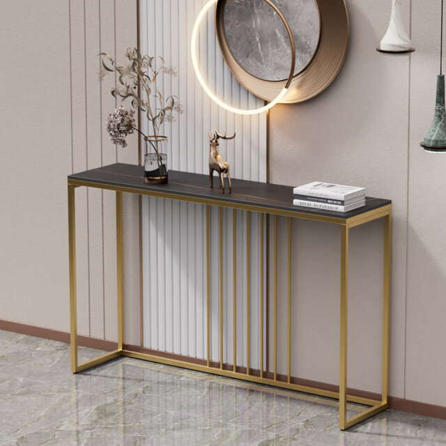 Marble Top Console Table
