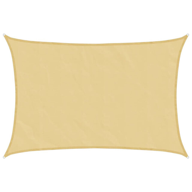 Caleyah 100% Polyester Oxford 4.5m x 3.5m Rectangle Shade Sail
