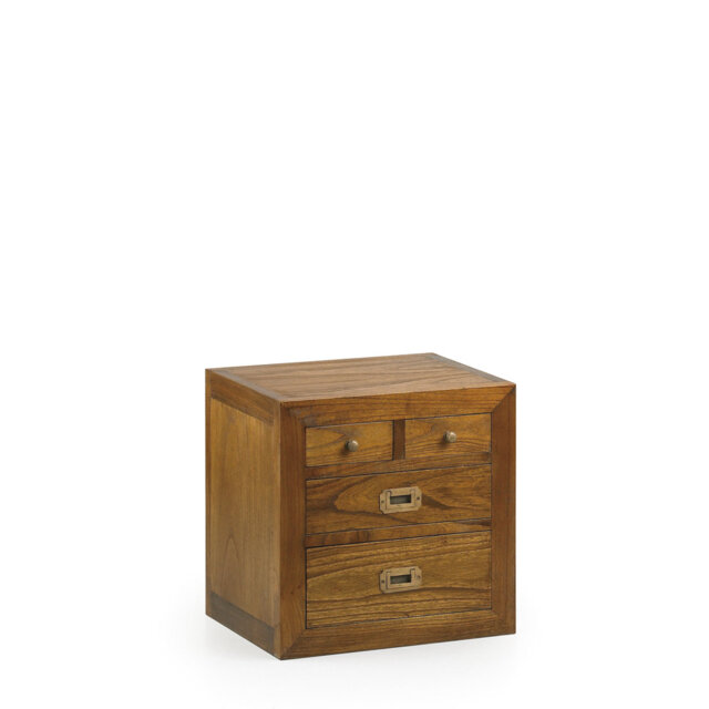 Guildhall 45cm W Solid Wood Bedside Table