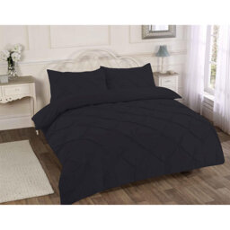Reginia Cotton Blend Solid Colour Duvet Cover Set with Pillowcases Included