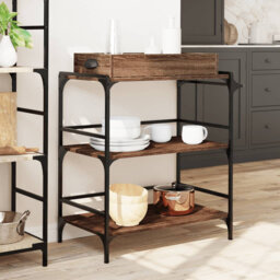 Osterman Metal Bar Cart