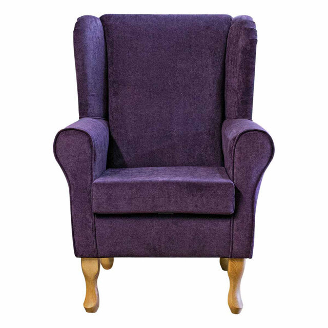 74cm Wide Tufted Velvet Wingback Chair