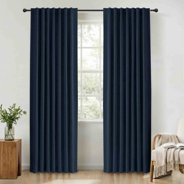Polyester Blackout Curtain Pair (Set of 2)
